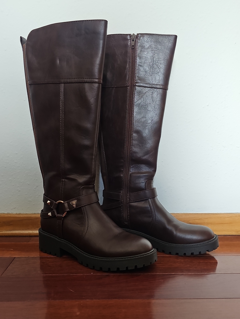 Women’s Tall Riding Boots in Dark Brown - Classic Leather Style